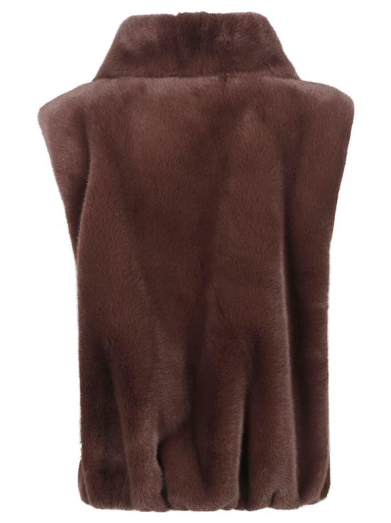 25FW 핑코 베스트 105107 A2WN BROWN - PINKO