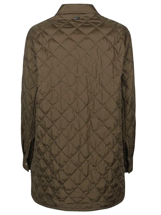 25FW 에르노 나일론 샤모니 셔츠 자켓  GI000319D 12004Z GREEN - HERNO