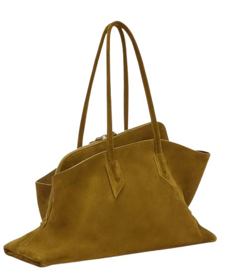 26SS 디 아티코 라 파세지아타 미디엄 탑 핸들 백  250WAH00054LBT007AA853 BROWN - THE ATTICO