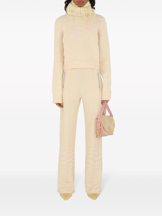  버버리 스트레이트 팬츠 8081254 B8789 CAMEO IP PATTERN - BURBERRY