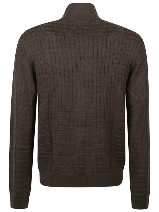 25FW 엠포리오 아르마니 집업 니트 EM003503 AF14113 GREEN - EMPORIO ARMANI