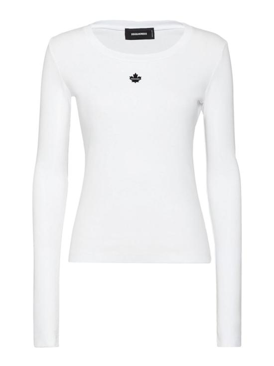  디스퀘어드2 긴팔 티셔츠 S75GD0428D20021100 White