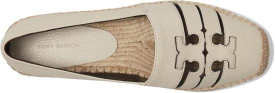  토리버치 로퍼 이네스 멀티 스트랩 플랫폼 에스파드릴 라이트 크림 - TORY BURCH