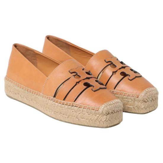  토리버치 로퍼 이네스 멀티 스트랩 플랫폼 에스파드릴 카멜로