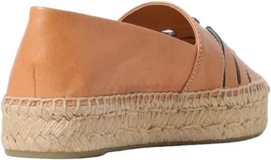  토리버치 로퍼 이네스 멀티 스트랩 플랫폼 에스파드릴 카멜로 - TORY BURCH