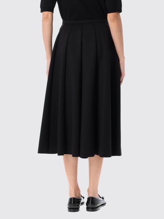 25SS 파비아나 필리피 롱 스커트 GND265F413D432 825 Black - FABIANA FILIPPI