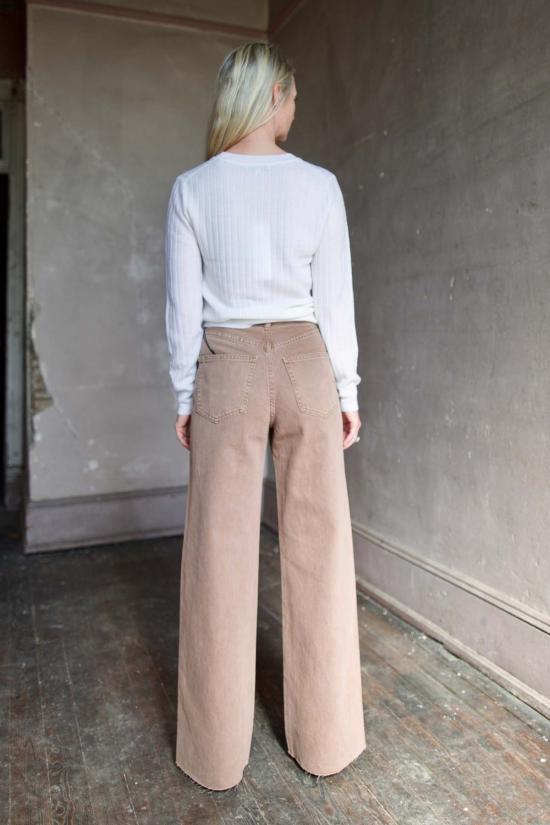  베로니카비어드 데님 팬츠 베로니카 비어드 테일러 하이라이즈 와이드 레그 진 - VERONICA BEARD