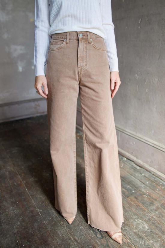  베로니카비어드 데님 팬츠 베로니카 비어드 테일러 하이라이즈 와이드 레그 진 - VERONICA BEARD