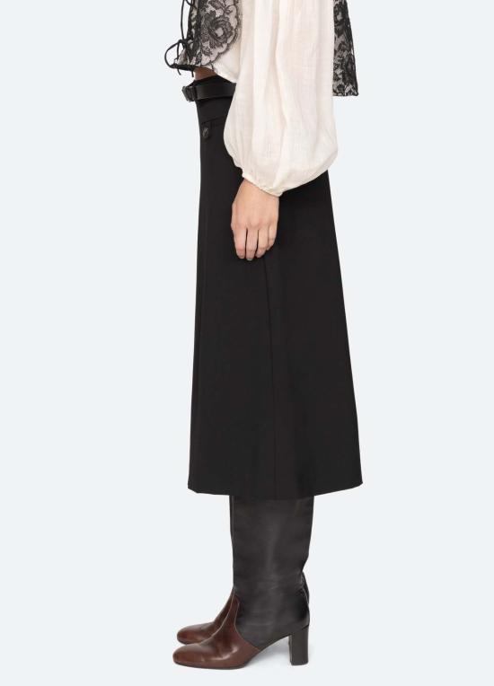  씨뉴욕 크롭 팬츠 Sea Ny Adeline Culotte 블랙 - SEA NY