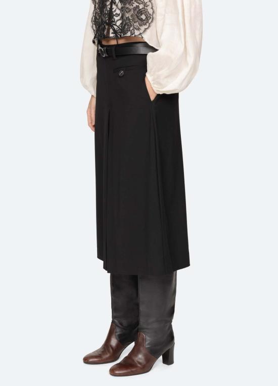  씨뉴욕 크롭 팬츠 Sea Ny Adeline Culotte 블랙 - SEA NY