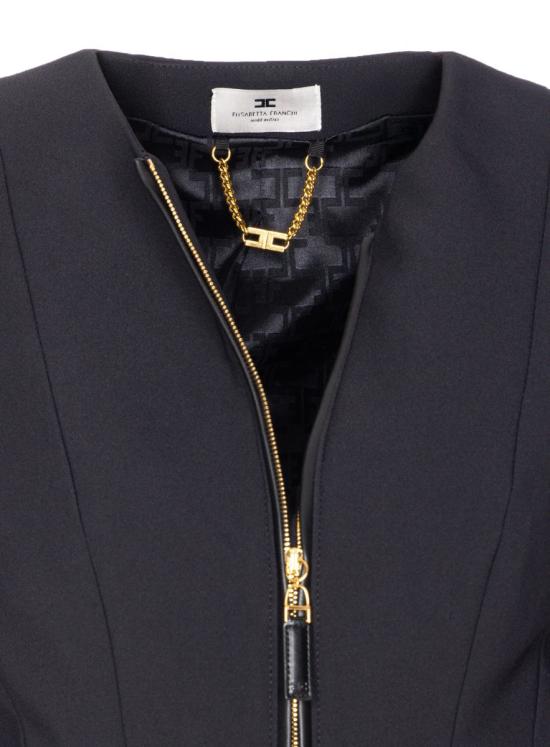 25FW 엘리자베타프랜치 자켓 GI17356E2110 Black - ELISABETTA FRANCHI