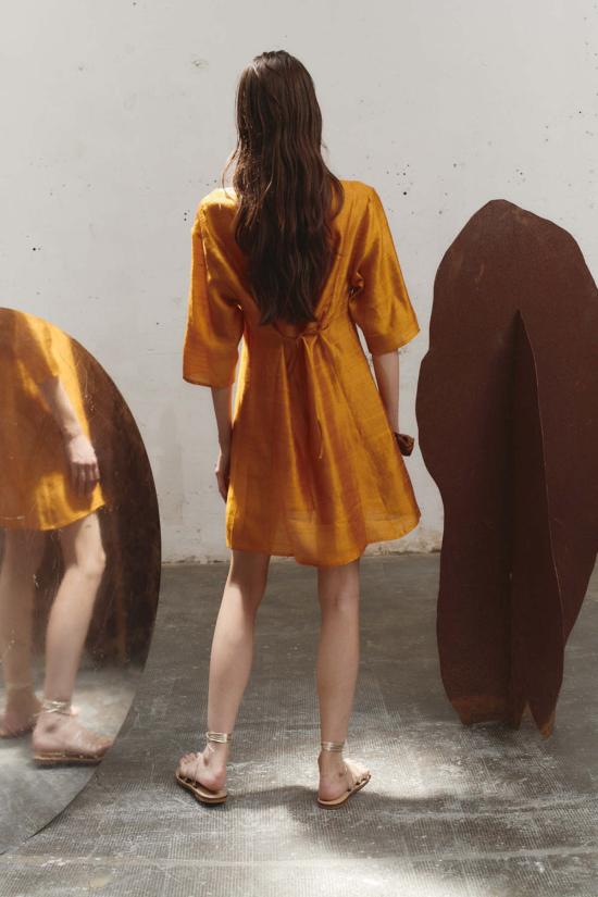  다두라 숏 원피스 다투라 앰버 듀피온 파예사 미니 드레스 - DATURA