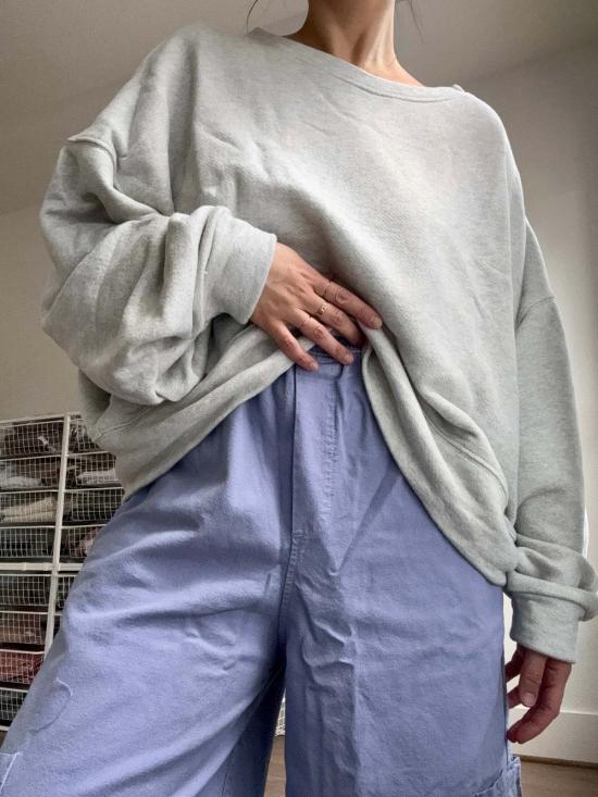  밀스 크롭 팬츠 식사 셰프 판트 라벤더 - MEALS