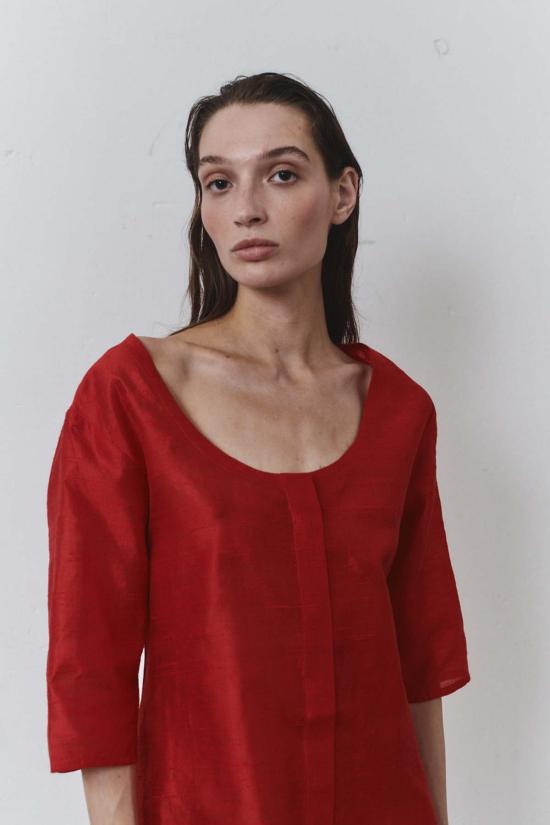  다두라 숏 원피스 다투라 카민 듀피온 파예사 미니 드레스 - DATURA