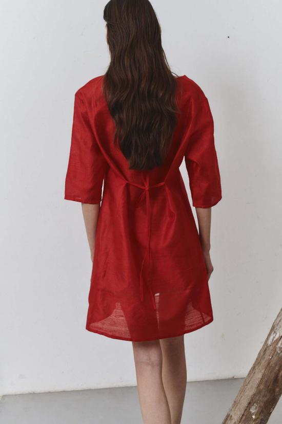  다두라 숏 원피스 다투라 카민 듀피온 파예사 미니 드레스 - DATURA