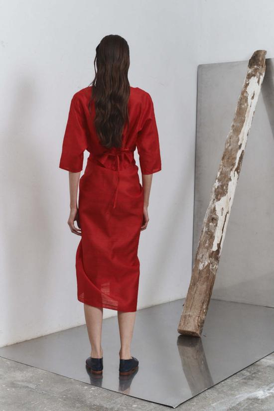  다두라 블라우스 다투라 카민 듀피온 파이사 탑 - DATURA