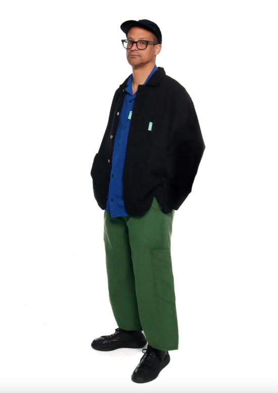  밀스 스트레이트 팬츠 식사 셰프 판트 케일 - MEALS