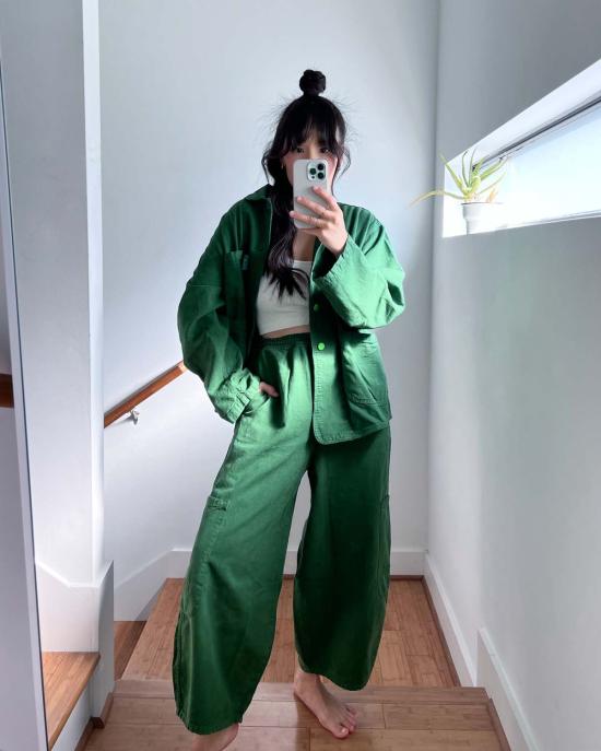  밀스 스트레이트 팬츠 식사 셰프 판트 케일