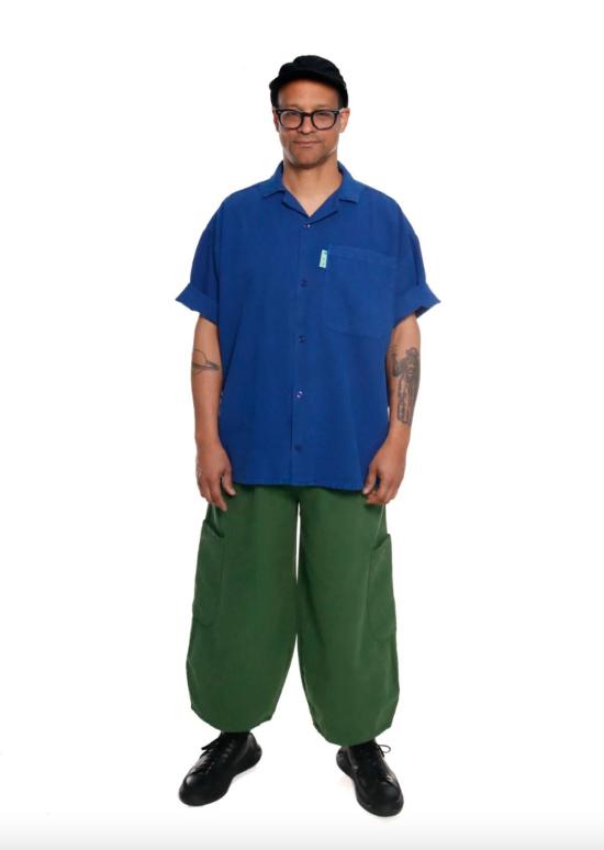  밀스 스트레이트 팬츠 식사 셰프 판트 케일 - MEALS