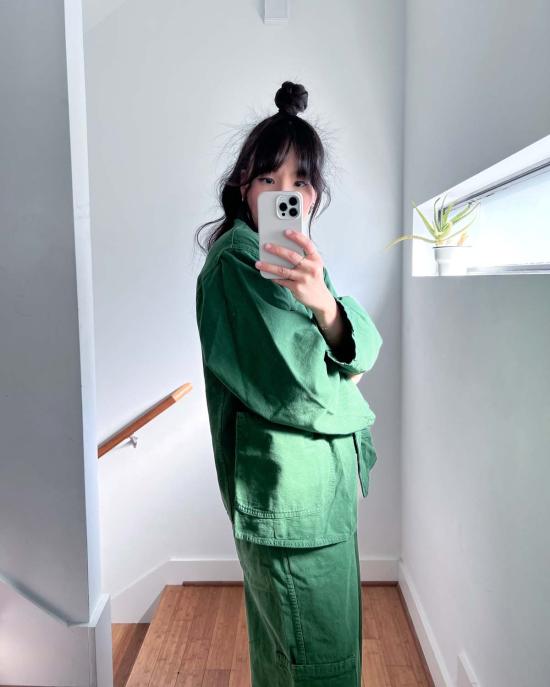  밀스 스트레이트 팬츠 식사 셰프 판트 케일 - MEALS