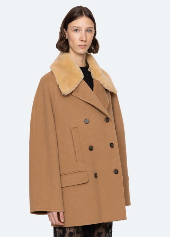  씨뉴욕 트렌치 코트 시 나이 아스트라 피코트 - SEA NY