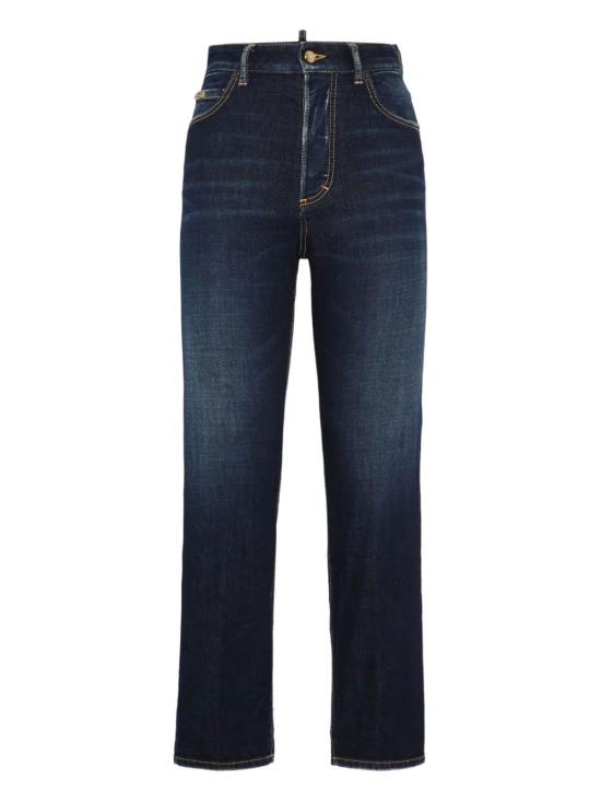 25FW 디스퀘어드2 스트레이트 팬츠 S75LB1086D30019 470 NAVY BLUE