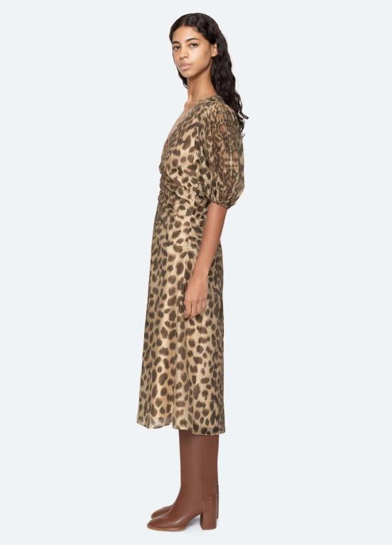  씨뉴욕 롱 원피스 시 니 클로드 드레스 크림 - SEA NY