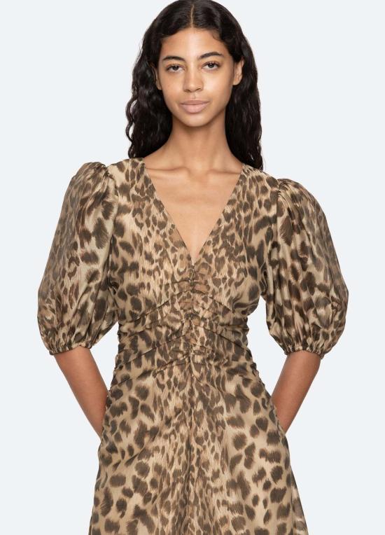  씨뉴욕 롱 원피스 시 니 클로드 드레스 크림 - SEA NY