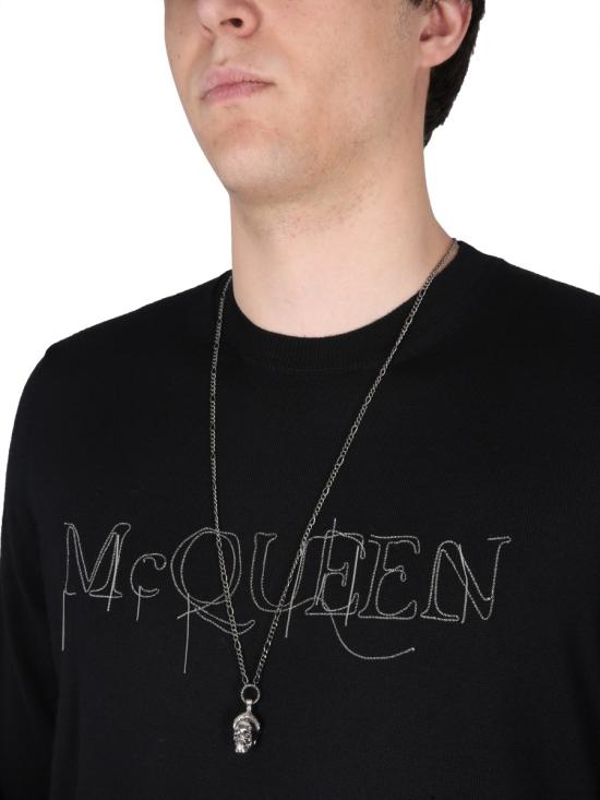  알렉산더 맥퀸 스웨터 752042 Q1XHN1059 BLACK - ALEXANDER MCQUEEN