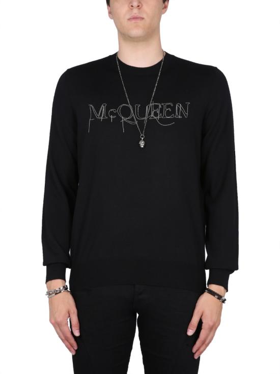  알렉산더 맥퀸 스웨터 752042 Q1XHN1059 BLACK