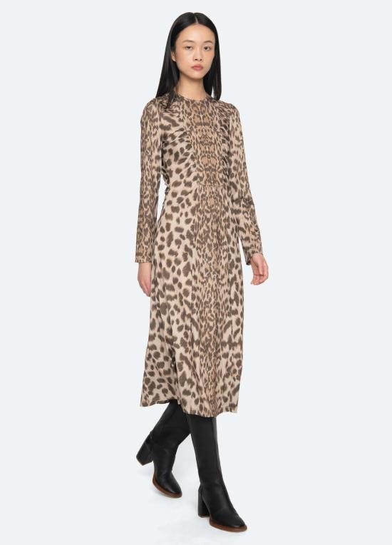  씨뉴욕 롱 원피스 Sea Ny Claude L/S 드레스 그린 - SEA NY