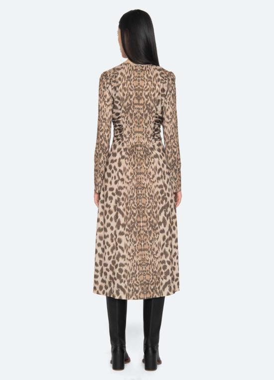  씨뉴욕 롱 원피스 Sea Ny Claude L/S 드레스 그린 - SEA NY