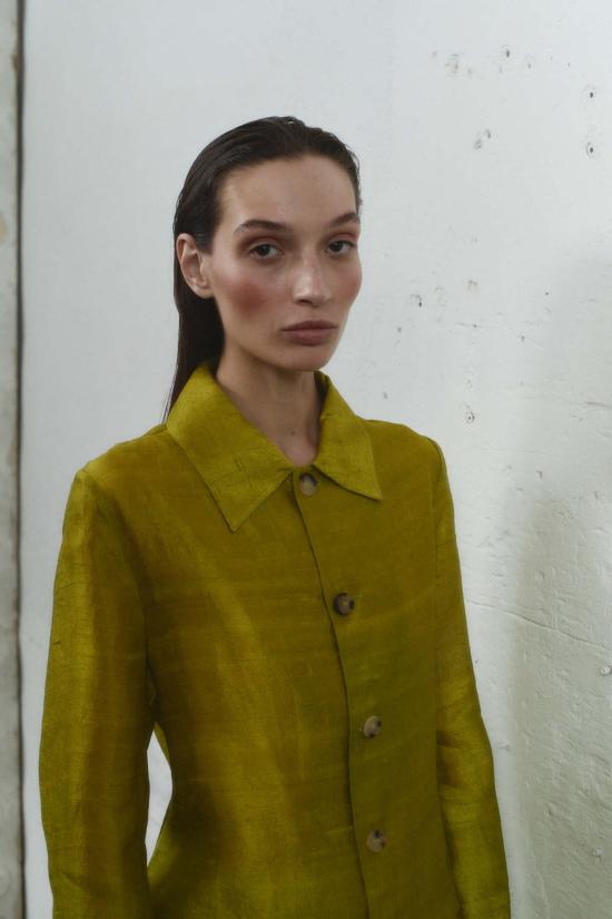  다두라 자켓 Datura Pistacho Dupion Kali 재킷 - DATURA