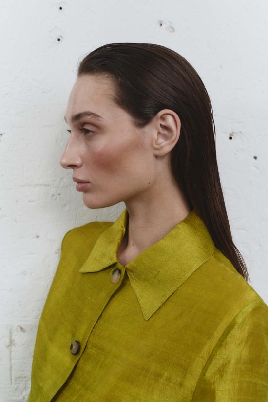  다두라 자켓 Datura Pistacho Dupion Kali 재킷 - DATURA