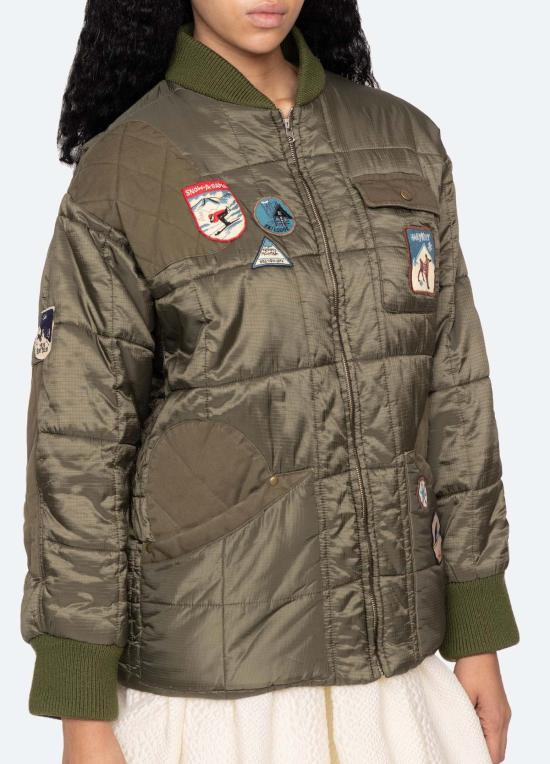  씨뉴욕 봄버 자켓 시 니 에이라 재킷 올리브 - SEA NY