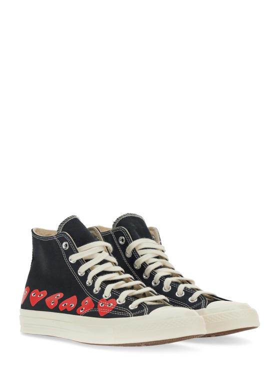  꼼데가르송 플레이 X 컨버스 스니커즈 P1K127 1 BLACK - COMME DES GARCONS PLAY CONVERSE