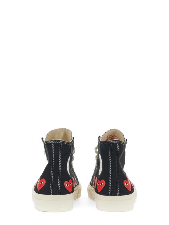  꼼데가르송 플레이 X 컨버스 스니커즈 P1K127 1 BLACK - COMME DES GARCONS PLAY CONVERSE