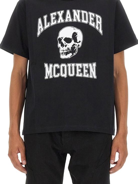  알렉산더 맥퀸 반팔 티셔츠 759442 QVZ290901 BLACK - ALEXANDER MCQUEEN