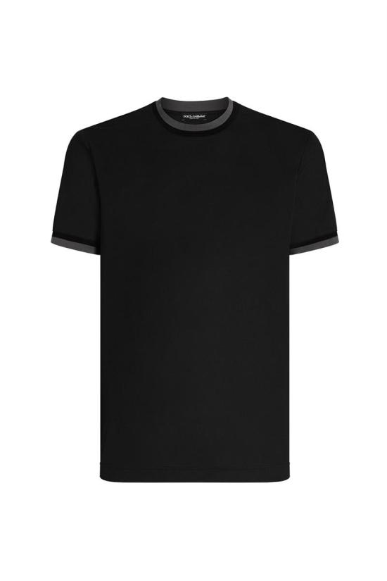 25FW 돌체앤가바나 반팔 티셔츠 G8SW4THU7VEN0000 Black