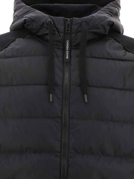 25FW 캐나다구스 자켓 HYBRIDGE HURON FULL ZIP HOODY6843M9061 Black - CANADA GOOSE