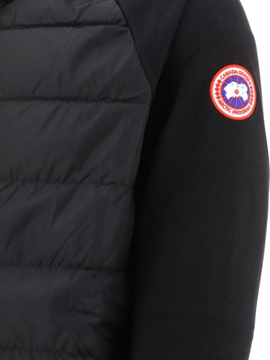 25FW 캐나다구스 자켓 HYBRIDGE HURON FULL ZIP HOODY6843M9061 Black - CANADA GOOSE