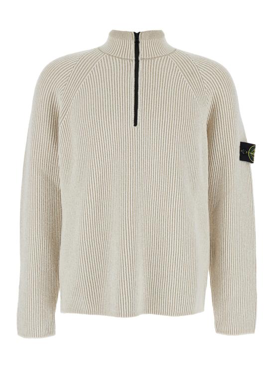 25FW 스톤 아일랜드 집업 니트 K2S155100024S00L7V0093 White