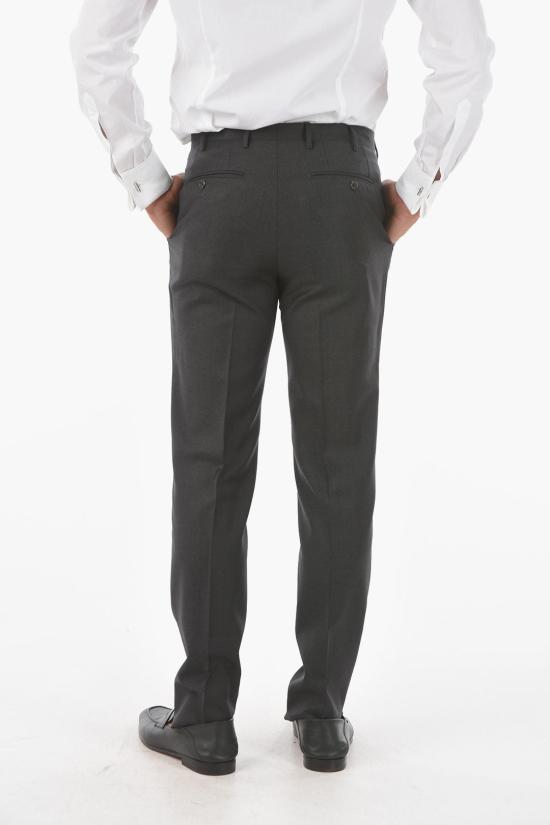  꼬르넬리아니 스트레이트 팬츠 775Z2ZH6138233 013 Gray - CORNELIANI
