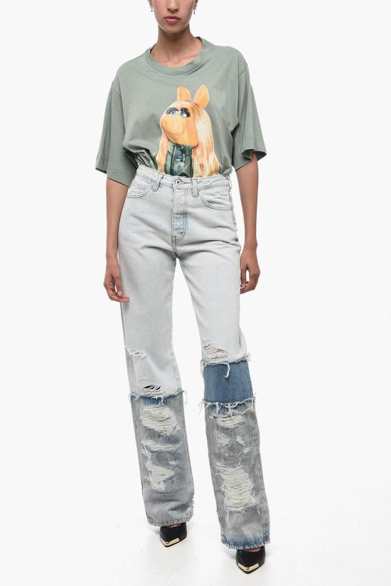  헤론 프레스톤 데님 팬츠 HWYA018S23DEN002 4000 Light blue - HERON PRESTON