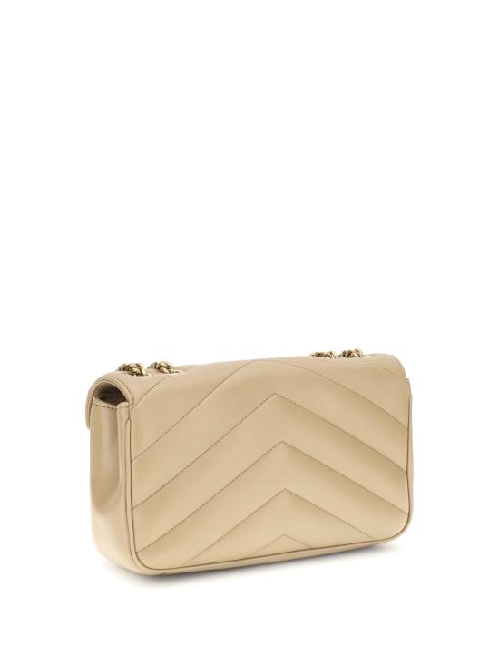 26SS 생로랑 루루 마틀라세 램스킨 스몰 숄더백 801437AAEAX 2357 BEIGE - SAINT LAURENT