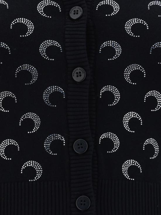 25FW 마린세르 가디건 WTK011ARKNI0001 BK99 BLACK - MARINE SERRE