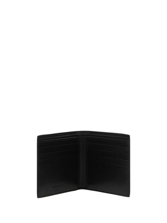 25FW 생로랑 로고 이스트/웨스트 반지갑 3963070U90N 1000 BLACK - SAINT LAURENT