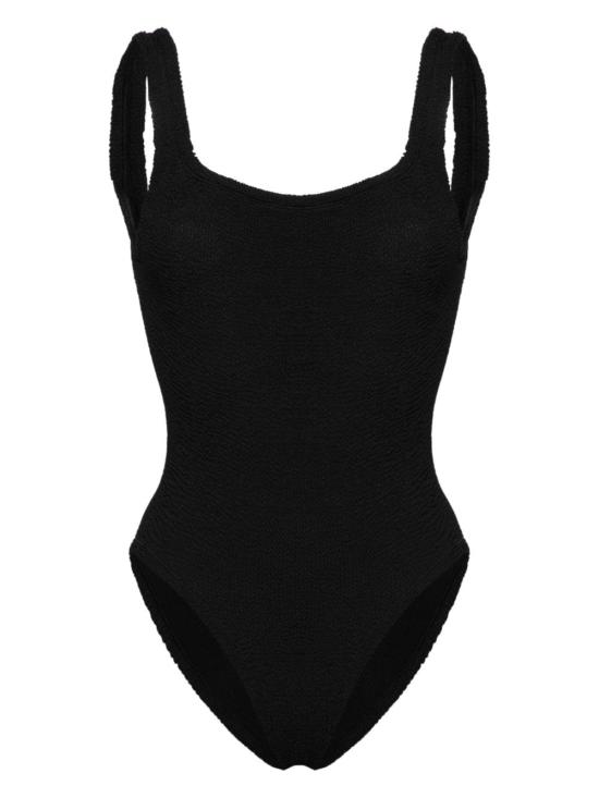 25FW 훈자 지 원피스 수영복 SSQUARECR BLACK