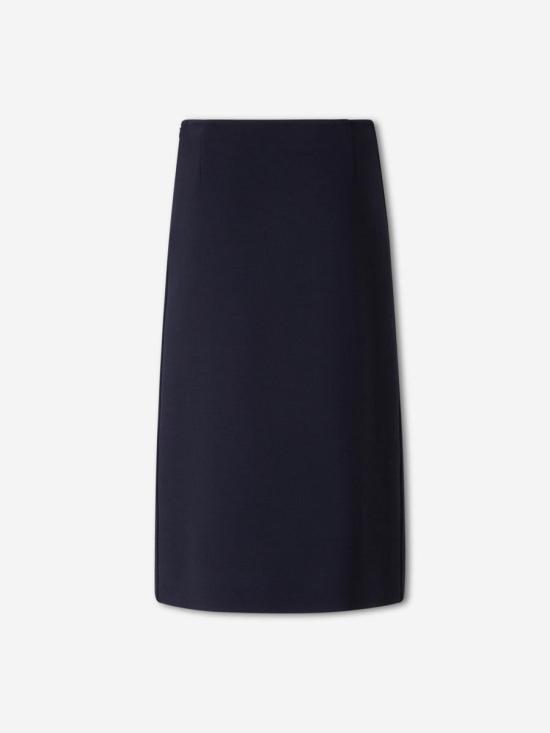 25FW 질샌더 미디 스커트 J02MA0321 418 MIDNIGHT BLUE - JIL SANDER