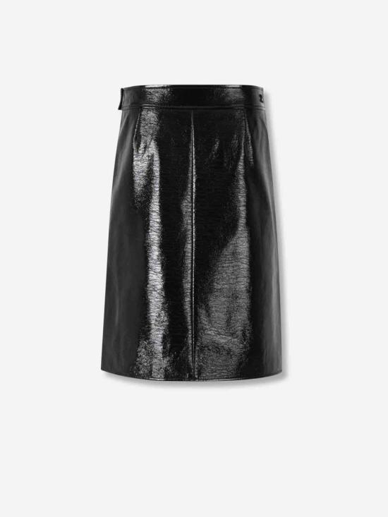 25FW 쿠레쥬 미디 스커트 325CJU311VY0014 9999BLACK Black - COURREGES